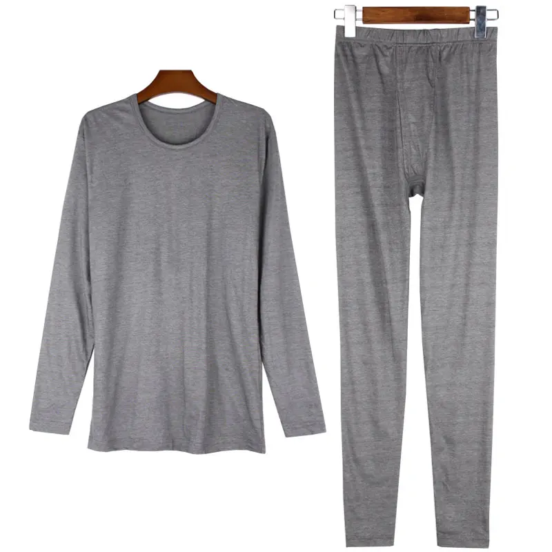 Мужская футболка хлопковый свитер 2017 удобное теплое нижнее белье мужские