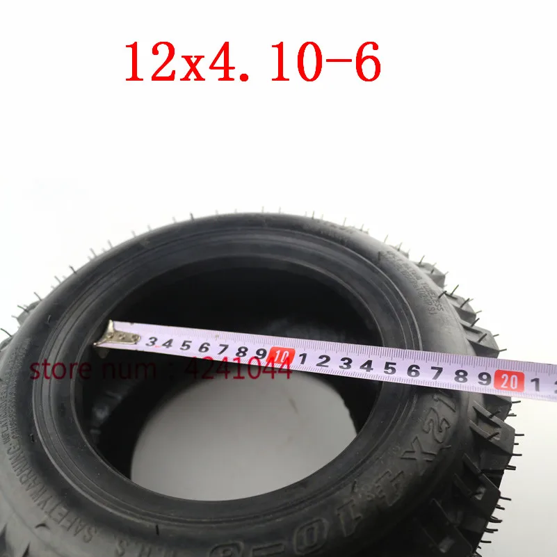 Шина 12x 4 10-6 для ATV Quad Go Kart 47cc 49cc/4 шина газона сада культиватор снегодувка трость |