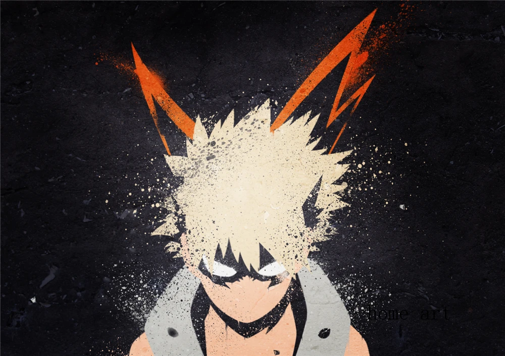 Аниме Обои Boku no hero моя геройская академия прозрачные наклейки на стену украшение