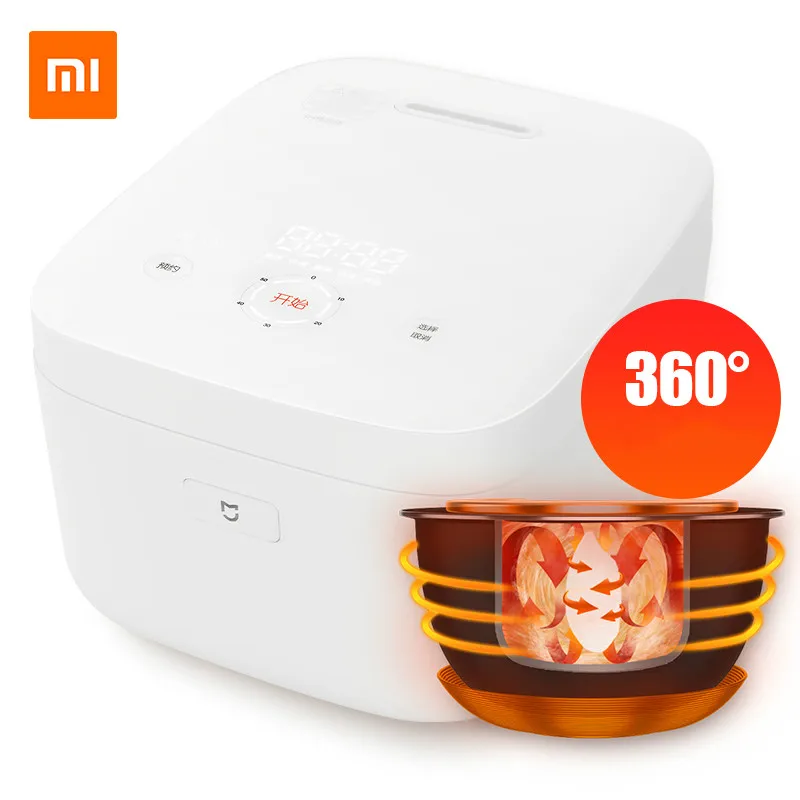 Xiaomi IH умная электрическая рисоварка 3л чугунный сплав IH нагрев давление Мультиварка кухня приложение WiFi управление