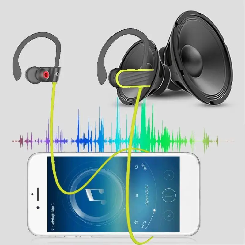 Беспроводное зарядное устройство Hoco ES7 Спортивные Bluetooth наушники наушное