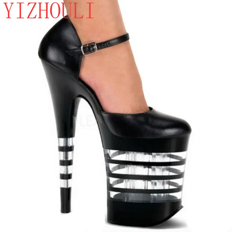 20cm New female heels, high-heeled shoes, sexy bridal party thick heels, high heels Dance Shoes