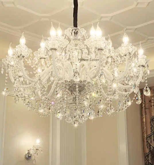 18 Lights Современный роскошный светодиодный потолочный светильник с хрустальным шаром, подвесной светильник для дома и кухни - Цвет корпуса: 18 Lights