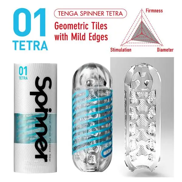 TENGA SPINNER TETRA Male Masturbation - 01 Pussy Sex Toys For Men Vagina Real Pocket Masturbator Artificial | Красота и здоровье