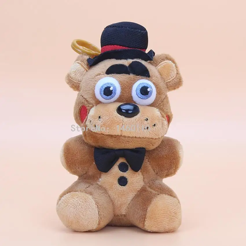 16 шт./компл. 14 см пять ночей у Фредди FNAF плюшевые Foxy Бонни и Чика Золотой кошмар игрушка Фредди брелок подвесные плюшевые игрушки