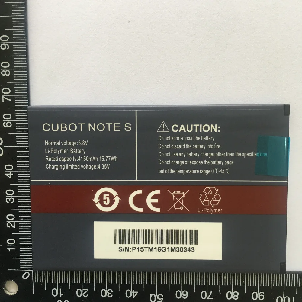 100% новый CUBOT Note S Батарея 4150 мАч Замена резервного копирования для мобильного