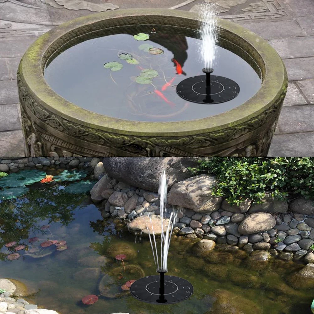DC30S 0708R водный мини насос водяной на солнечной батарее Birdbath круглый маленький