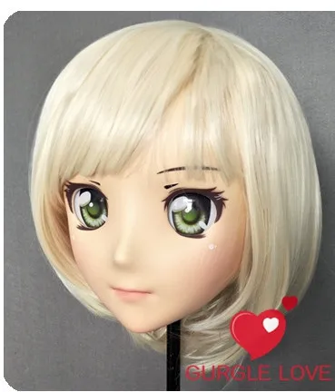

(DM114) Resin Girl Japan Anime Kigurumi Cosplay Masks Comic and Animation Mask Cosplay Women Cartoon BJD Crossdressing