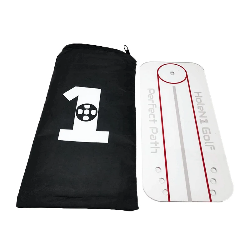 White and black Качели для гольфа, прямая практика для гольфа, зеркало для выравнивания глаз, линия для тренировки, качели, Тренажер для гольфа, аксессуары для тренировок - Цвет: White and black