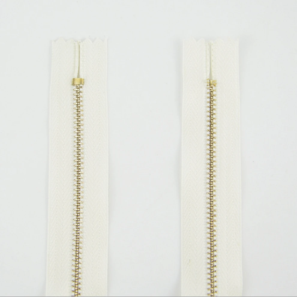 4 шт./лот молнии черные закрытые металлические золотые зубья швейные и аксессуары