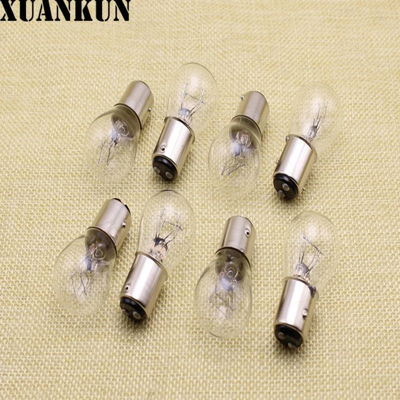 XUANKUN мотоциклетная электрическая автомобильная лампа 12V5W, Задняя Тормозная лампочка, задняя лампочка, фитинги
