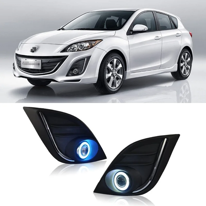 

Superb LED Bulbs COB Fog Lights Source Angel Eye Bumper Cover Fit For Mazda 3 2011-2015