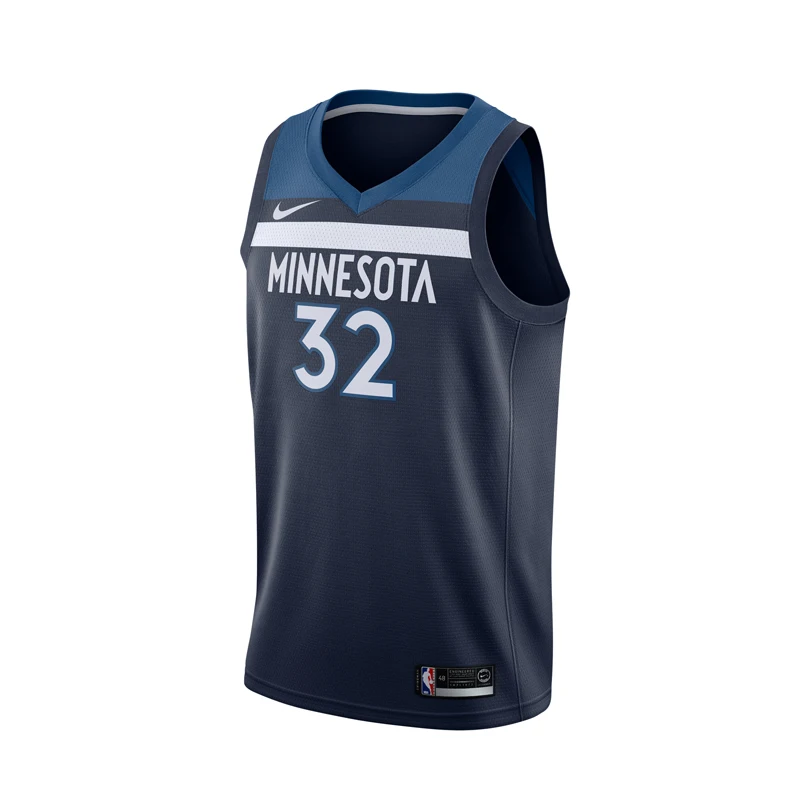 Оригинальный NBA Майки Для мужчин Миннесота Тимбервулвз Карл Энтони таунс № 32 Nike