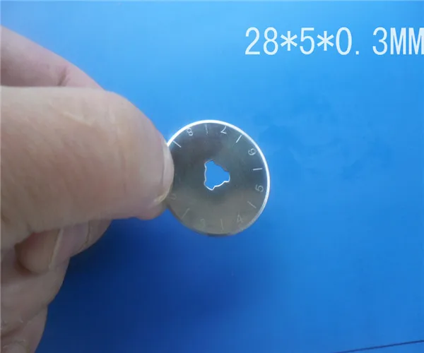 Вращающееся режущее лезвие 28 мм высокоскоростной стальной материал 100 шт./лот |