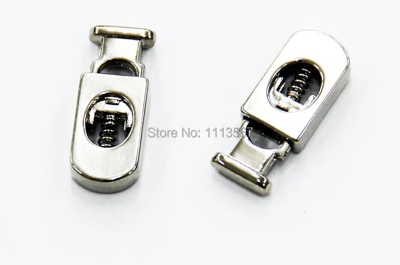100 шт. Посеребренная Металлическая Цилиндрическая пробка переключатель шнур