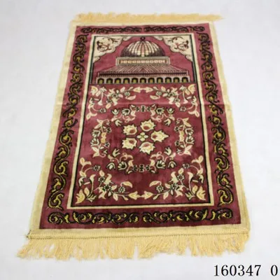Новый 70*110 см Исламская мусульманская молитва коврик салат мусалла ковер Tapis Tapete
