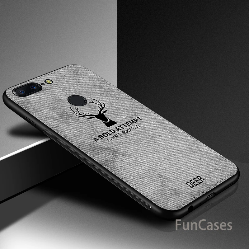 Тканевый чехол для Oneplus 6 T Классическая Матовая Мягкая жесткая задняя крышка 5T One