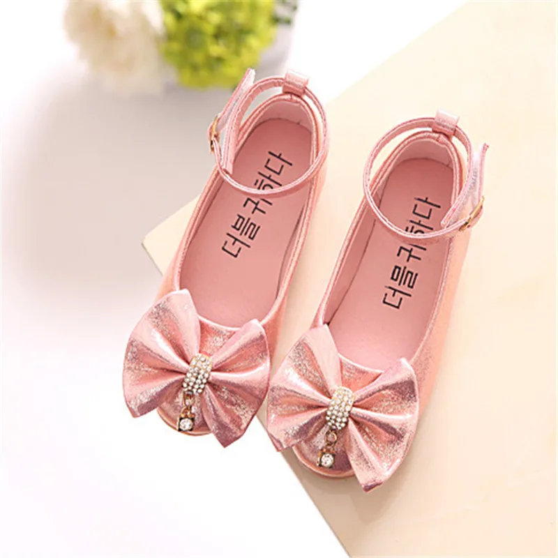 Xinfstreet/детская обувь красивая детская принцессы с бантом для девочек