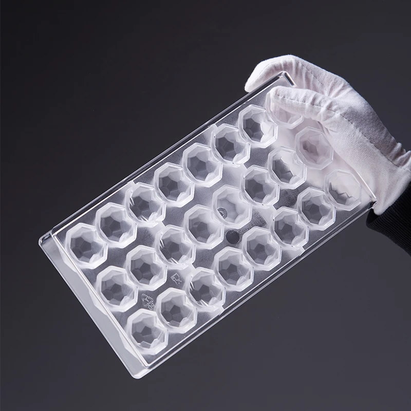 LONSI 3D Polycarbonate Chocolate Molds Valentine's Day Gift Baking Pastry Making Tools Diamond Form Bakeware Moulds | Дом и сад