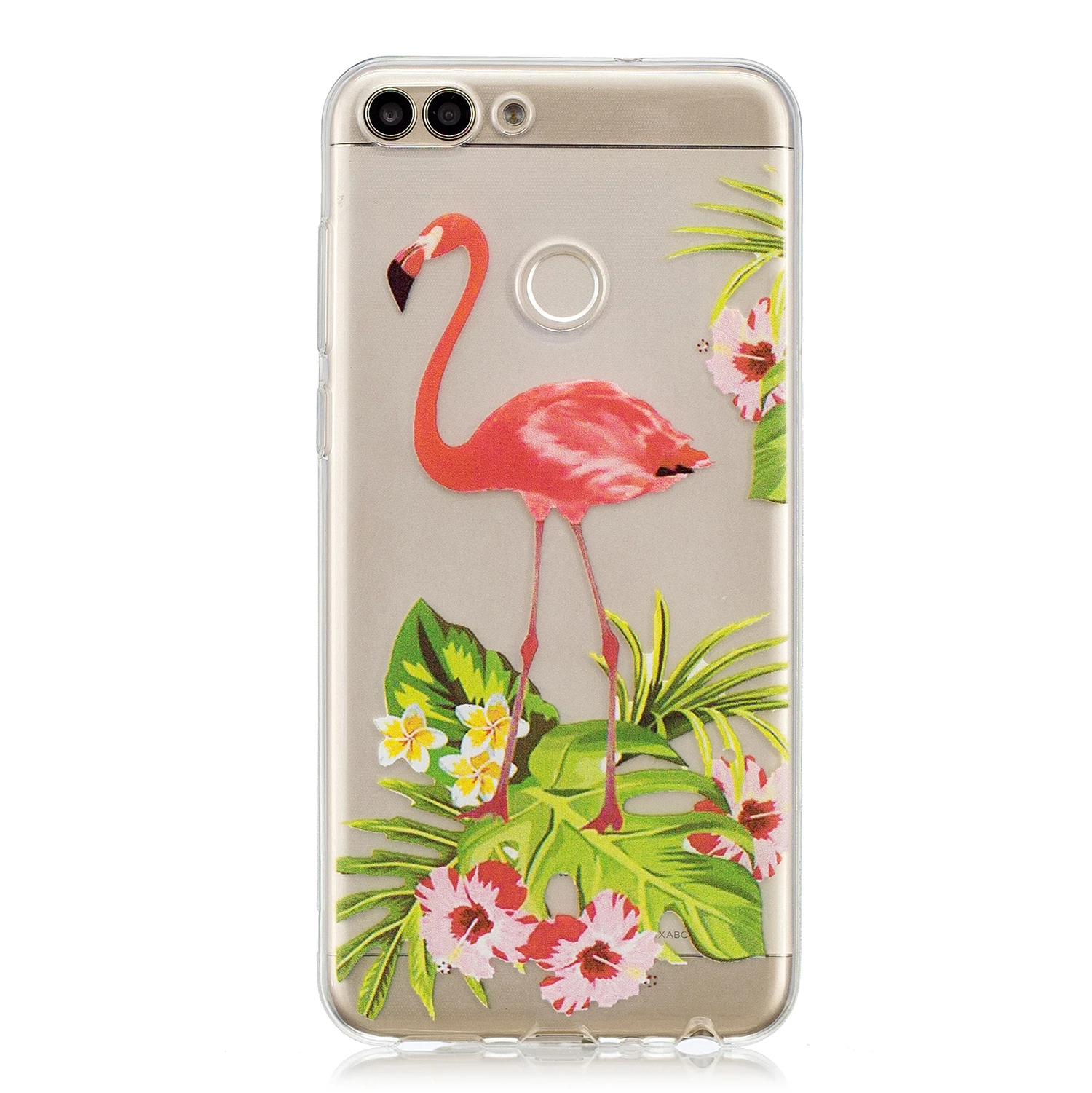 Модный мягкий ТПУ чехол для Huawei P Smart/Enjoy 7 S 2018 силиконовый с милыми животными