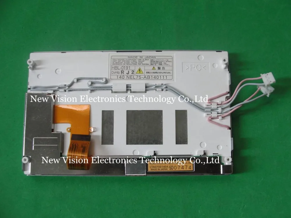 LTA070B140A оригинальный 7 дюймовый автомобильный навигатор CCFL TFT ЖК экран модуль