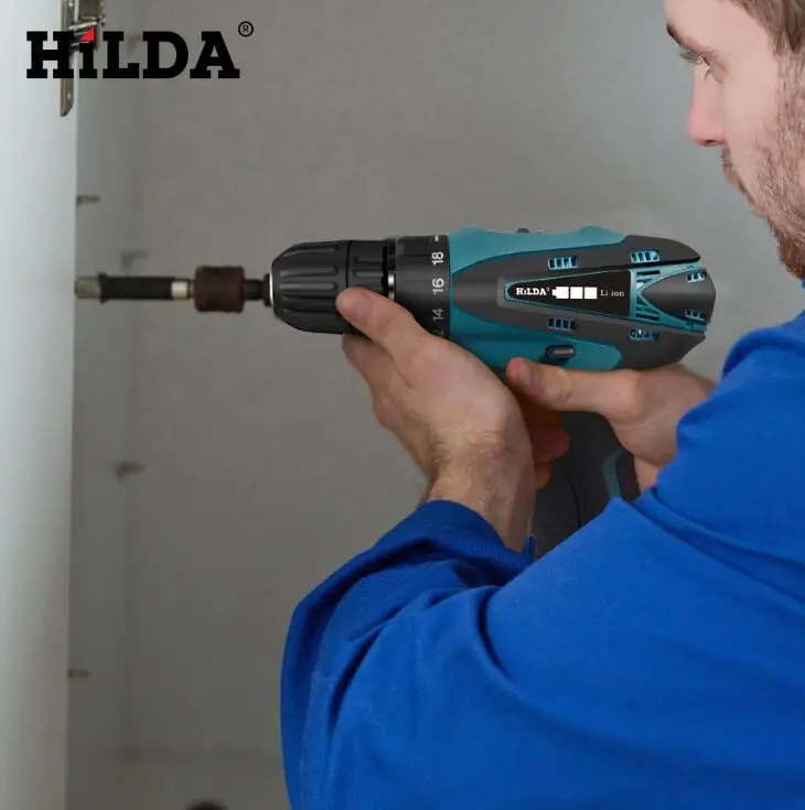 12 В бытовая электрическая отвертка Беспроводная электрическая мини дрель литий-ионная батарея электрическая дрель двухскоростные электроинструменты