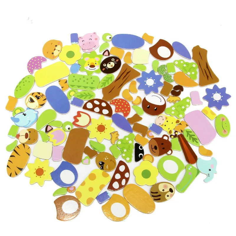 Деревянная Двусторонняя доска для рисования магнитная головоломка игровой