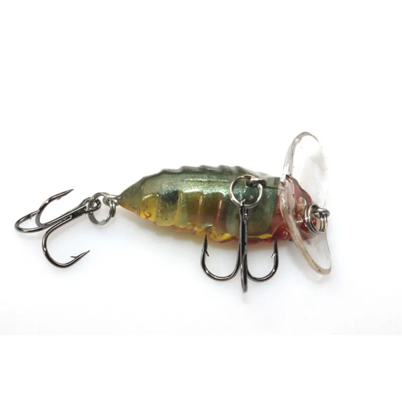 1 шт. Topwater насекомых Рыбная ловля приманки 4 см 4.2 г Жесткий бас приманка Летающий