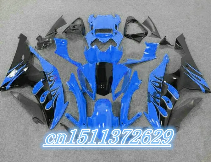 Черно-голубые Обтекатели R6 2008-2014 YZF-600 YZFR6 2008 2009 2010 2011 2012 | Автомобили и мотоциклы