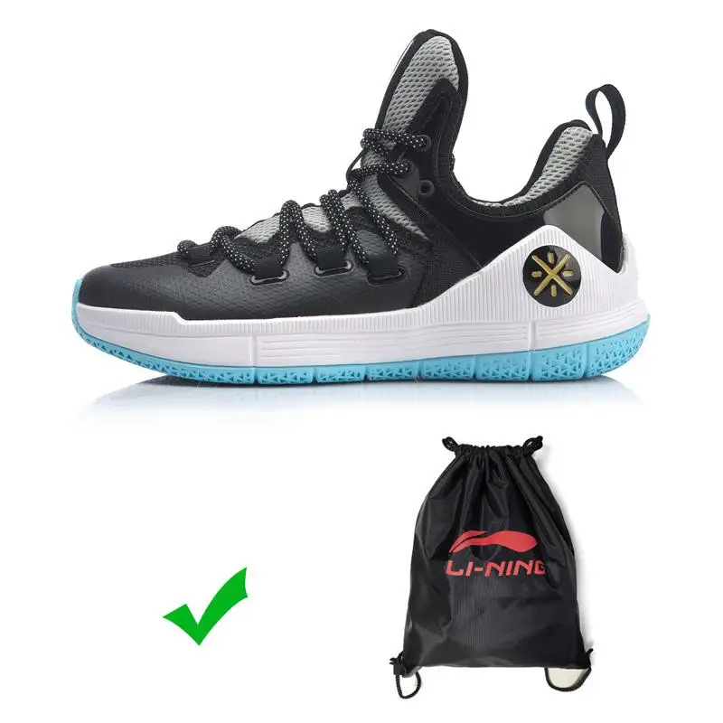 Li-Ning/мужские баскетбольные кроссовки серии Wade 6TH, дышащая подкладка, спортивная обувь ABAP017 SAMJ19 - Цвет: ABAP017-1H
