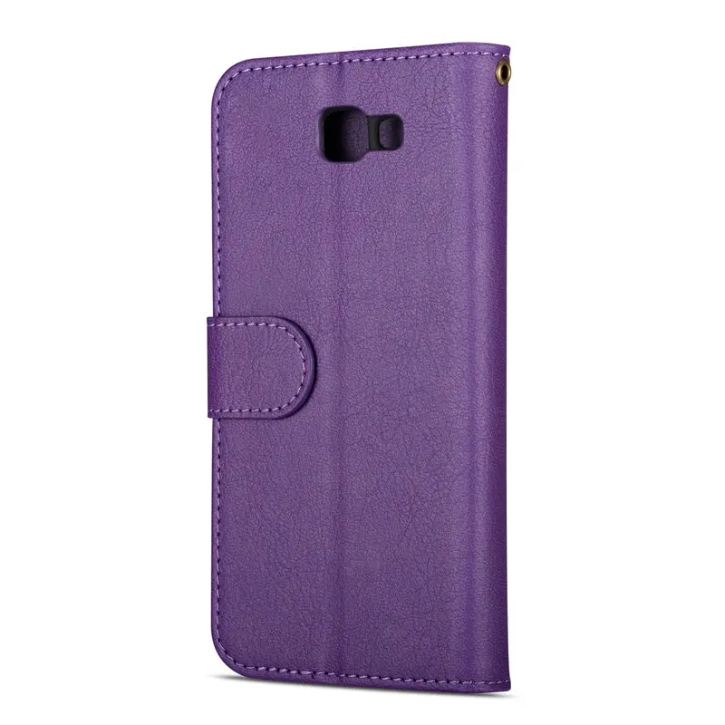 Кожаный бумажник на молнии Etui для Coque Samsung J4Plus Чехол J4 чехол Galaxy 2018 флип