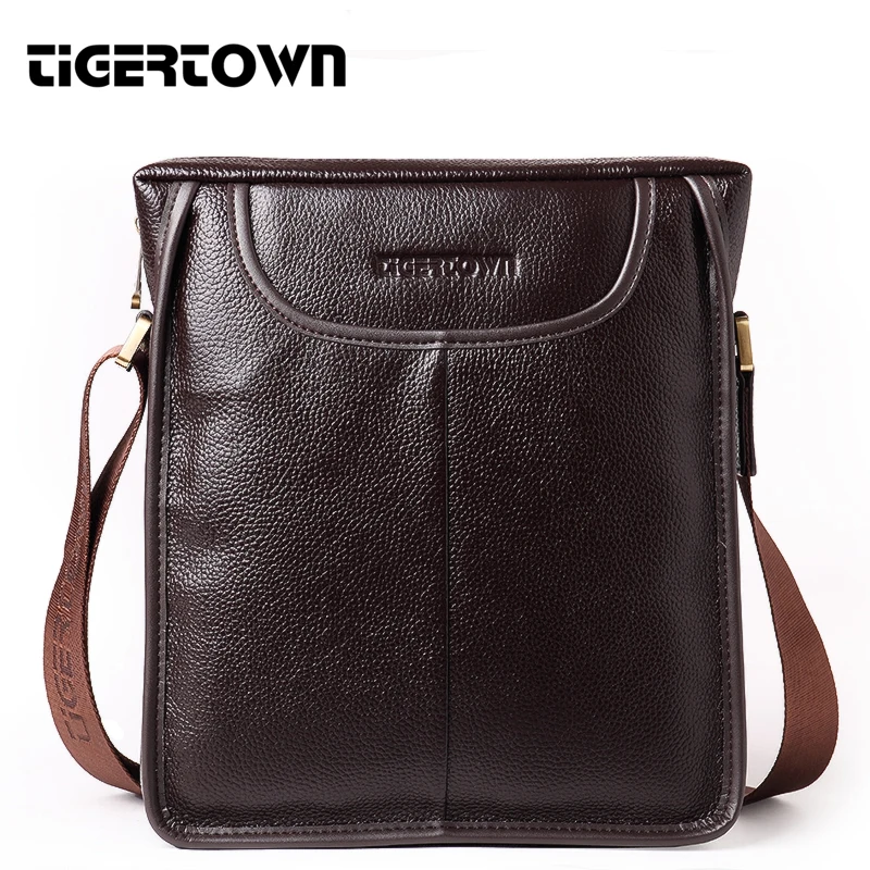 Повседневная сумка на плечо из натуральной кожи высшего качества мужские сумки