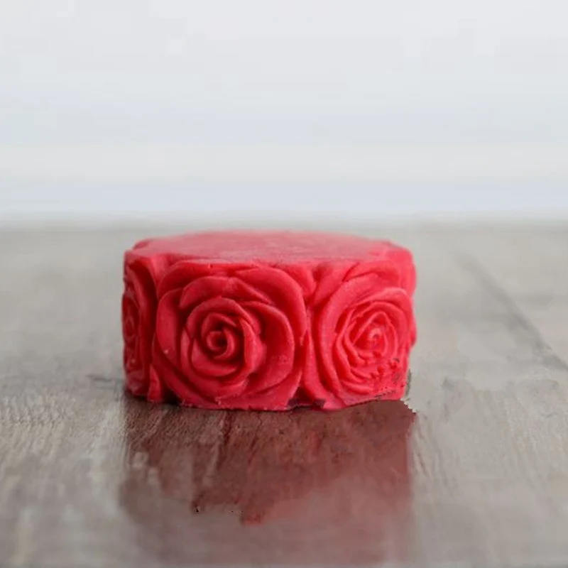 Цветок розы Силиконовые свечи формы для мыла 3D ручной работы ремесло помадка для шоколада, желе, конфет Gumpaste форма для изготовления свечей