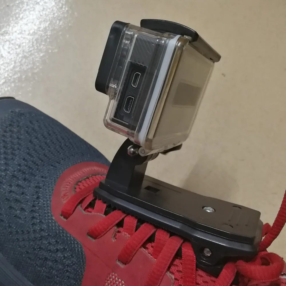 Экшн-камера, крепление для ног и держатель для обуви для Gopro, skydive, парапланеризм, база для прыжков/Huting/Skate Boarding