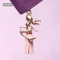 never mermaid series mermaid shaped pendant for filofax spiral notebook planner accessories key buckle student gift stationery