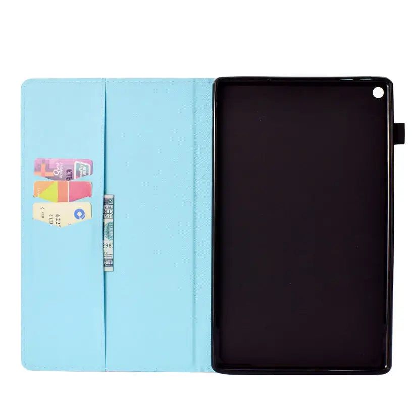 Чехол для Amazon Kindle Fire HD 10 2017 Smart Cover 2015 Funda Tablet модный силиконовый чехол подставка из