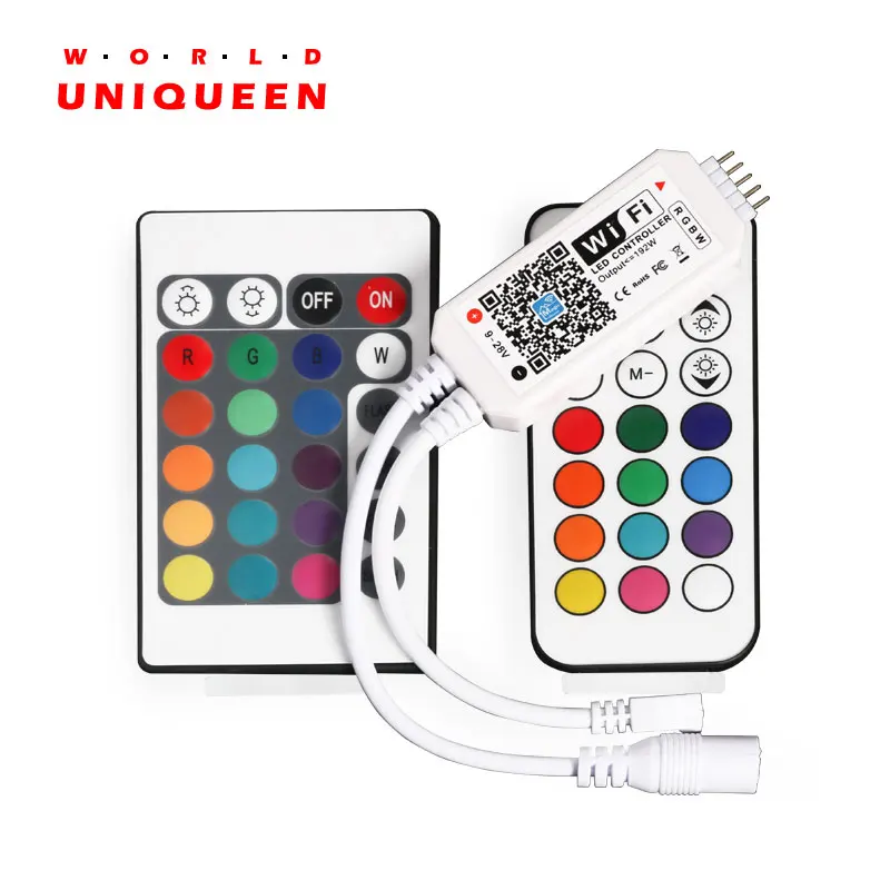 Мини контроллер RGB/ RGBW светодиодный с функцией управления музыкой google home/ Amazon alexa