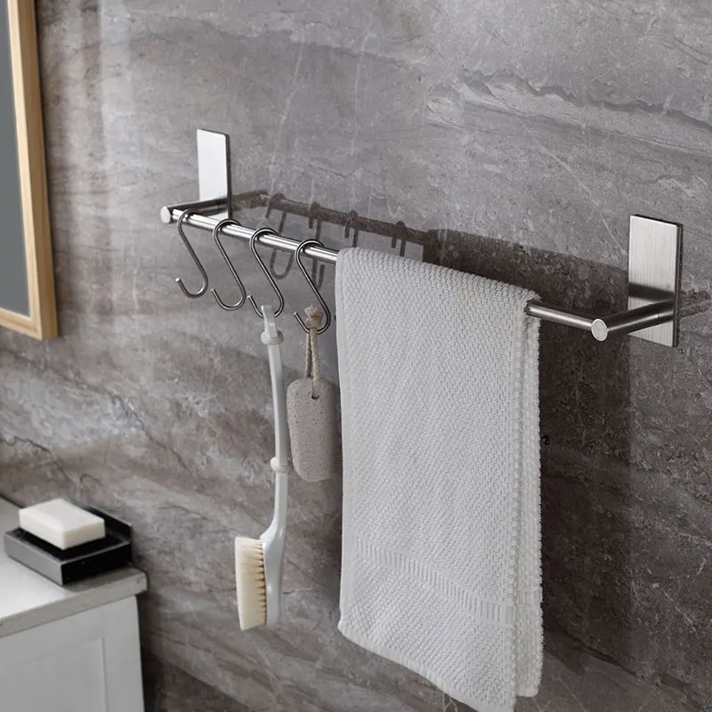 1 шт. крючки для хранения ванной комнаты кухни нержавеющая сталь двойной крючок