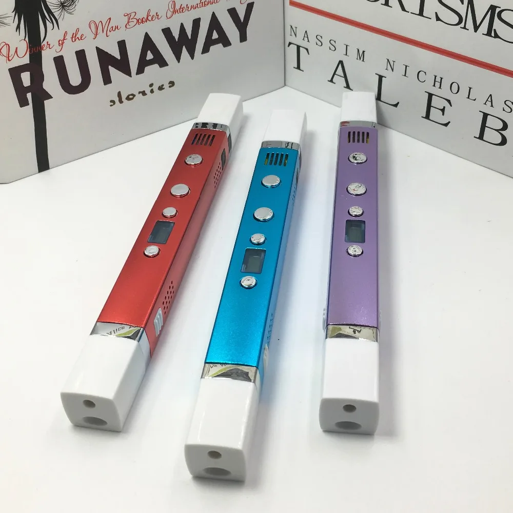 Myriwell 3d Ручка для печати led экран usb зарядка 50 м/100 м нити креативные игрушки
