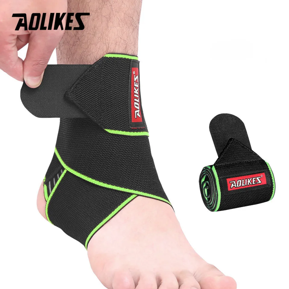 AOLIKES 1 шт. Эластичный Силиконовый фиксатор голеностопа ремешок для баскетбола