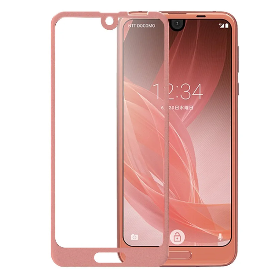 3D изогнутое закаленное стекло для Sharp Aquos R2 SH 03K полное покрытие экрана Защитная