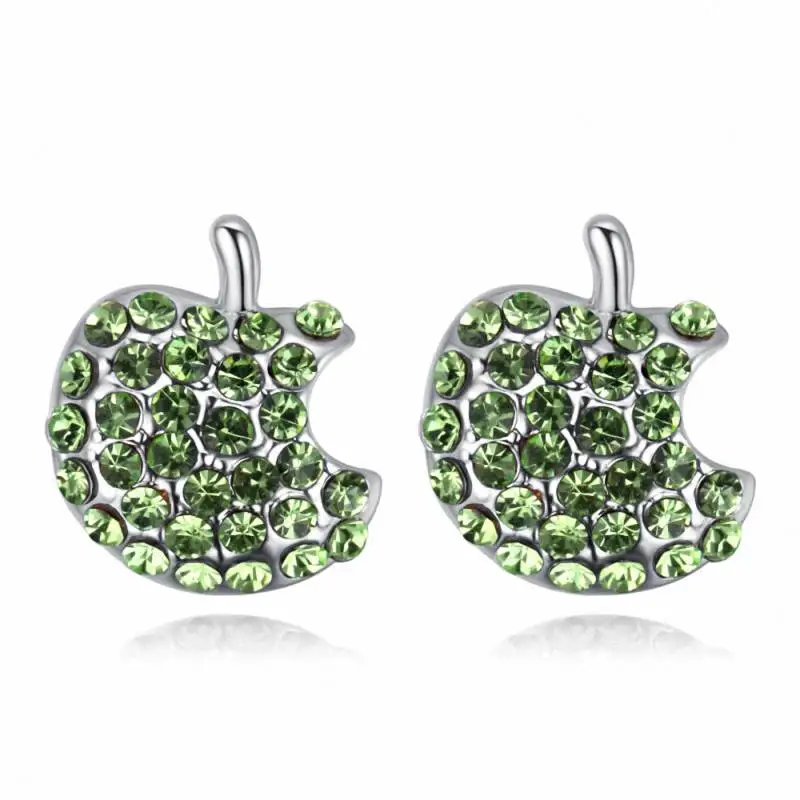 

TRACYSWING Brand Real Austrian Crystals Fashion Tortoise trendy Dangle Earrings For Women Gift White Gold Color #TW131715