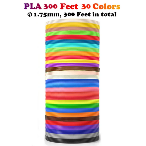 PLA 30Color Total 90 Dikale 3d принтер PLA Филамент 30 цветов 1,75 мм Impresora 3D филаменто светится в темноте провод для 3D ручки вуллинг PLA пластиковая смола - Цвет: PLA 30Color Total 90