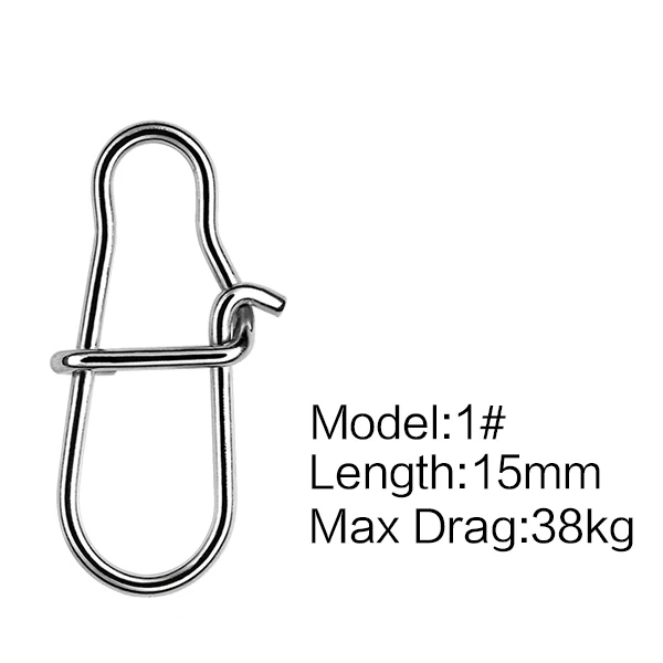 15mm 38kg SeaKnight рыболовный соединитель 50 шт. из нержавеющей стали, подвижный поворотный Рыболовный аксессуар, инструмент для соленой воды 0#1#2#27 кг 38 кг 45 кг - Цвет: 15mm 38kg