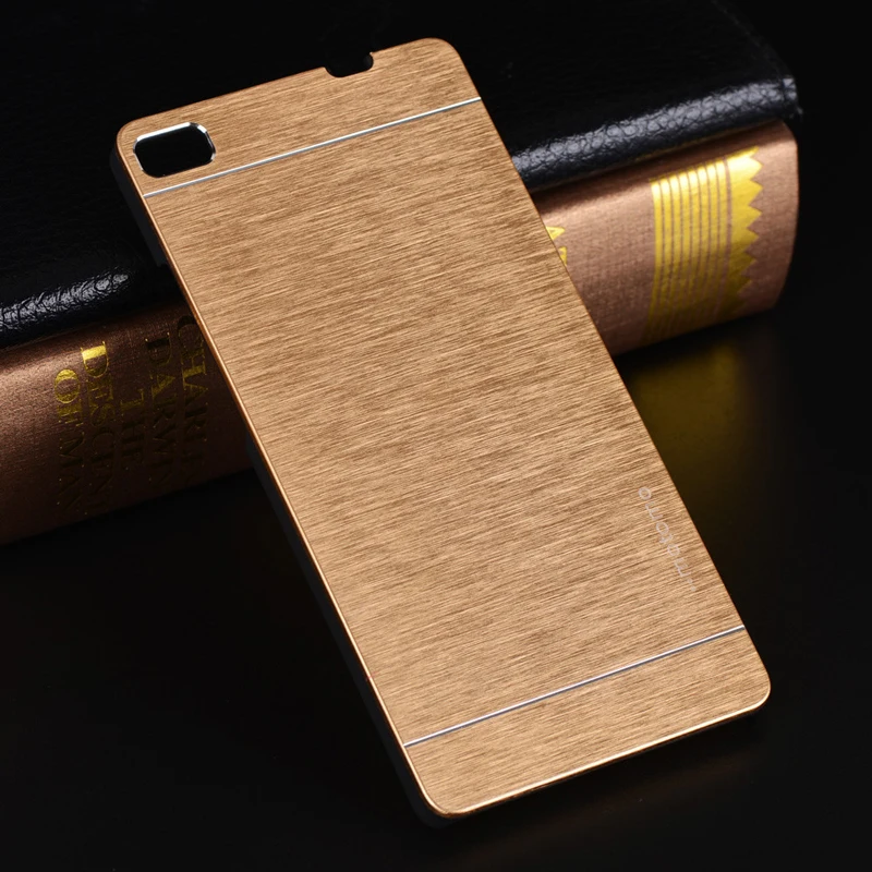 Чехол для телефона huawei Acsend P8 P9 Lite Алюминий металлическая крышка + Пластик Жёсткие