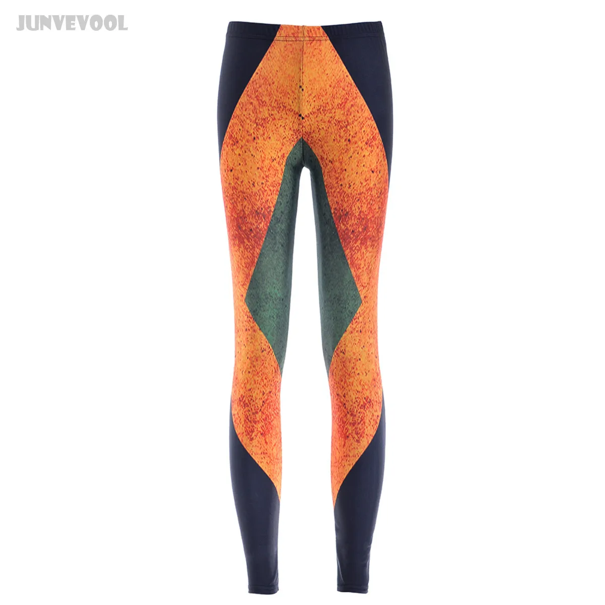 Легинсы Для женщин Леггинсы для татуировки полосы Смешанные Цвет Мотобрюки