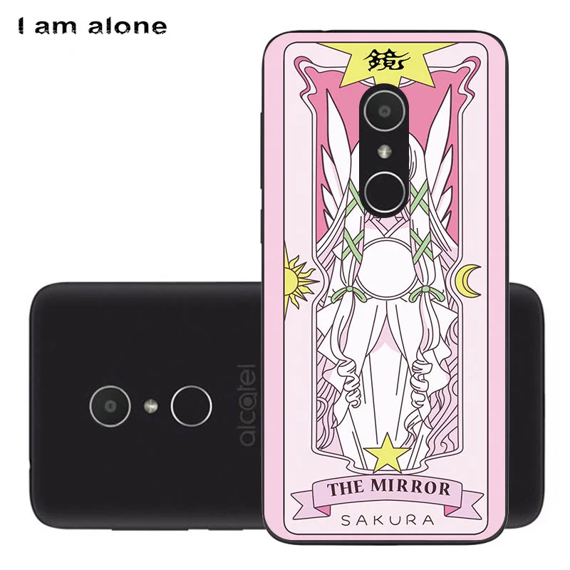 Solf TPU HH61 Чехол для телефона I am alone для Alcatel 1X 5059A 5059D 5059I 5059J 5059T 5,3 дюйма, Модный милый цветной Чехол для мобильного телефона из ТПУ - Цвет: Solf TPU HH61
