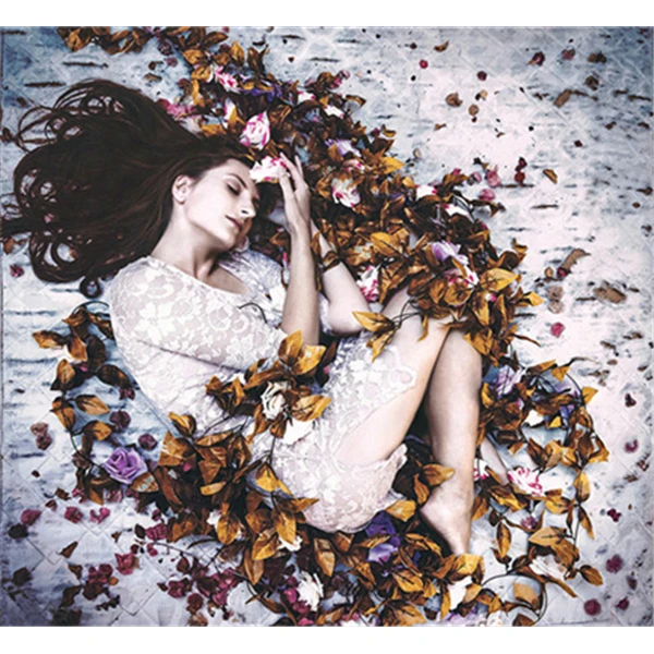 5D Алмазная мозаика для рукоделия сделай сам Спящая девочка алмазная картина