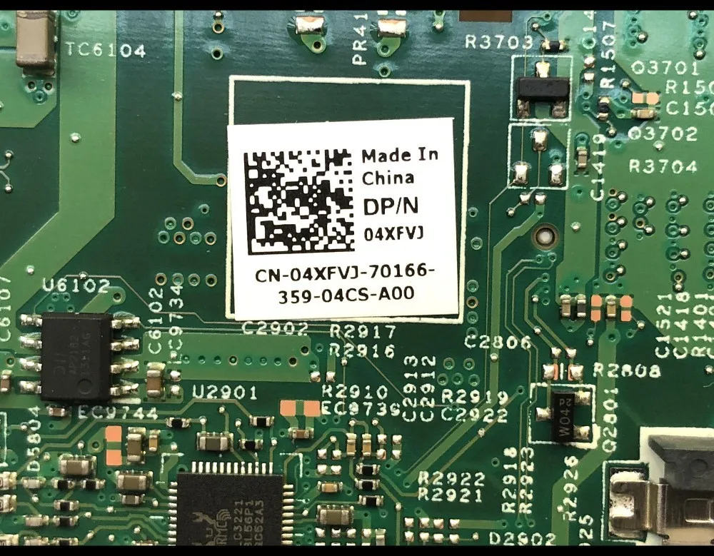 Оптовая продажа материнская плата для ноутбука Dell Inspiron 3421 5421 4XFVJ CN-04XFVJ DDR3L 100%