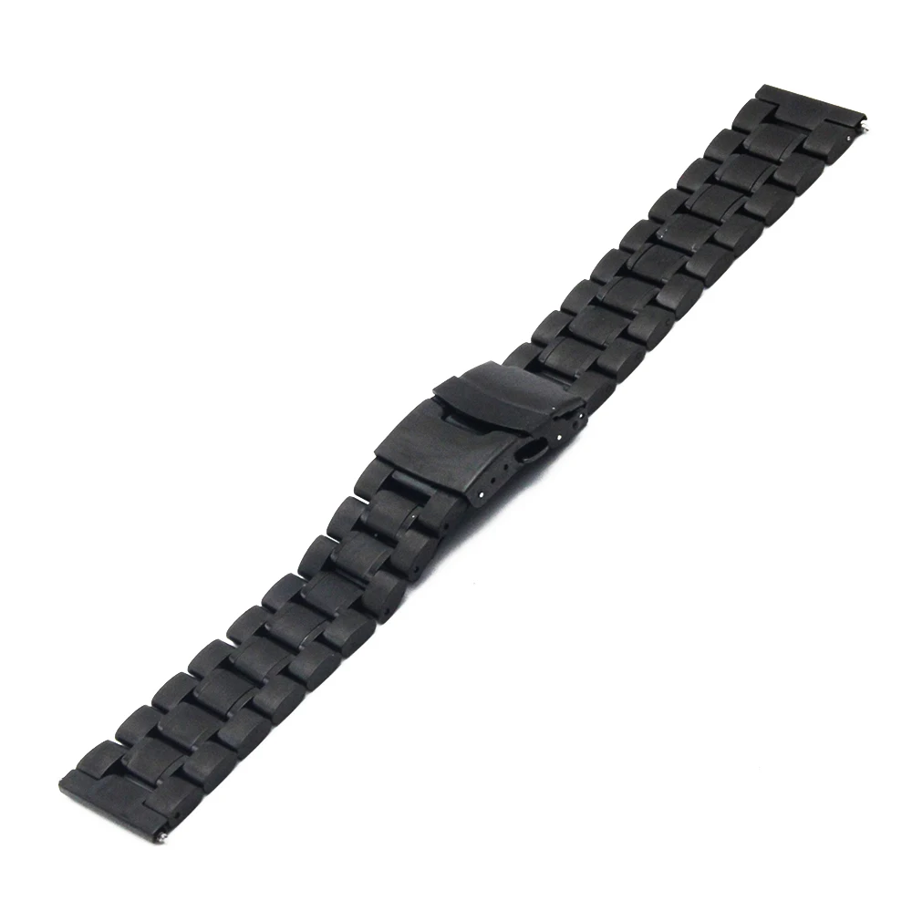 Stainless Steel Watch Band 18mm for Asus Zenwatch 2 Women WI502Q Safety Clasp Strap Loop Belt Bracelet Black Rose Gold Silver